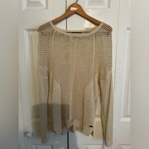 Roots open knit sweater